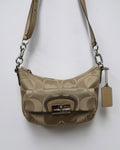 Coach Kristin signature sateen hobo crossbody bag