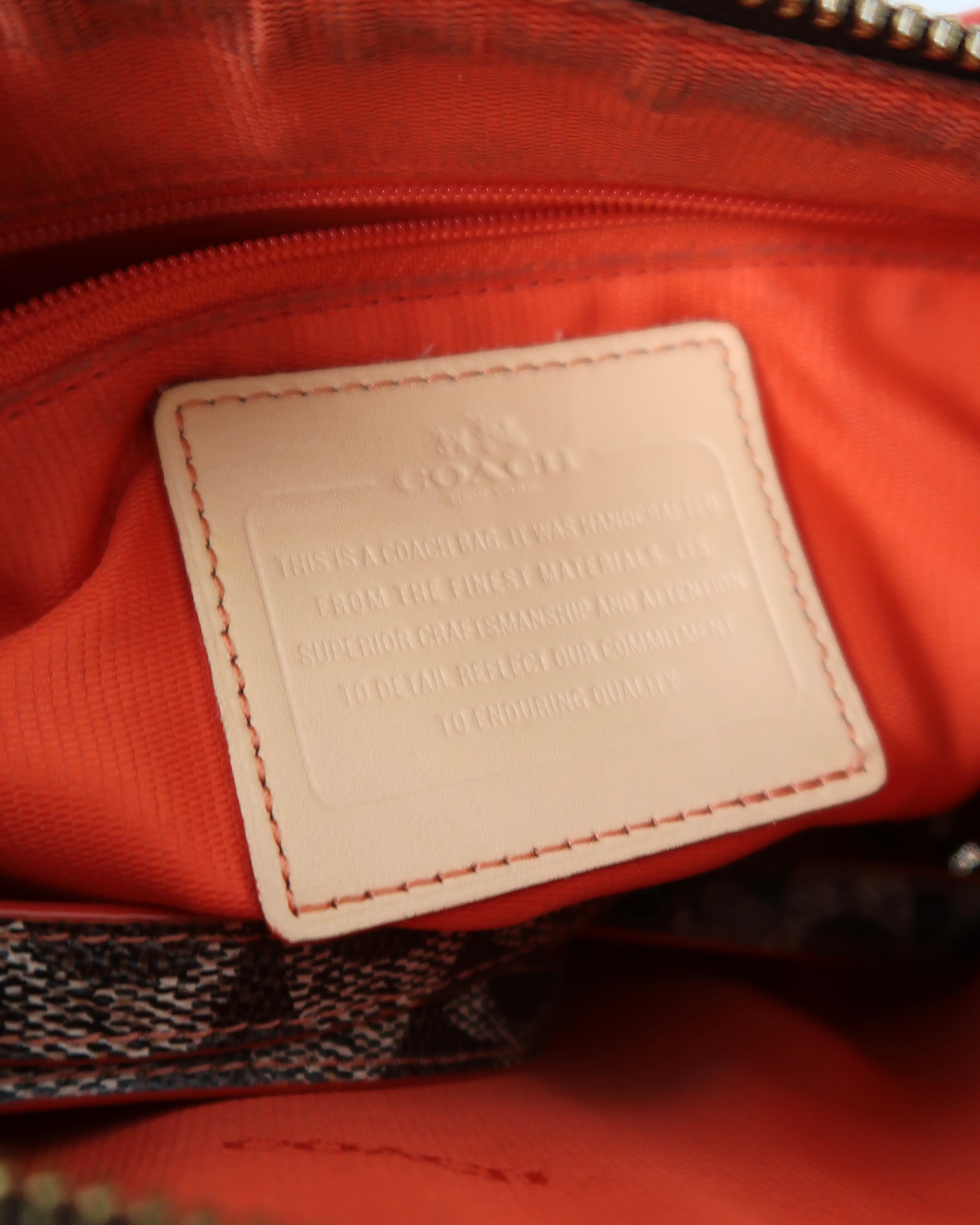 Coach Signature Charley Crossbody