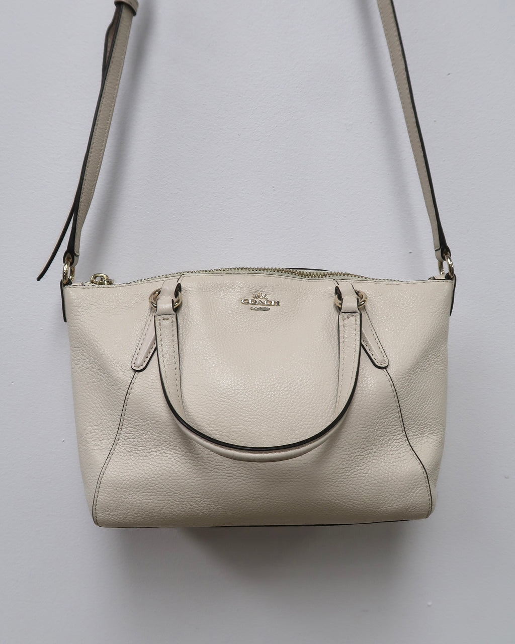 Coach Pebbled Leather Mini Kelsey Satchel