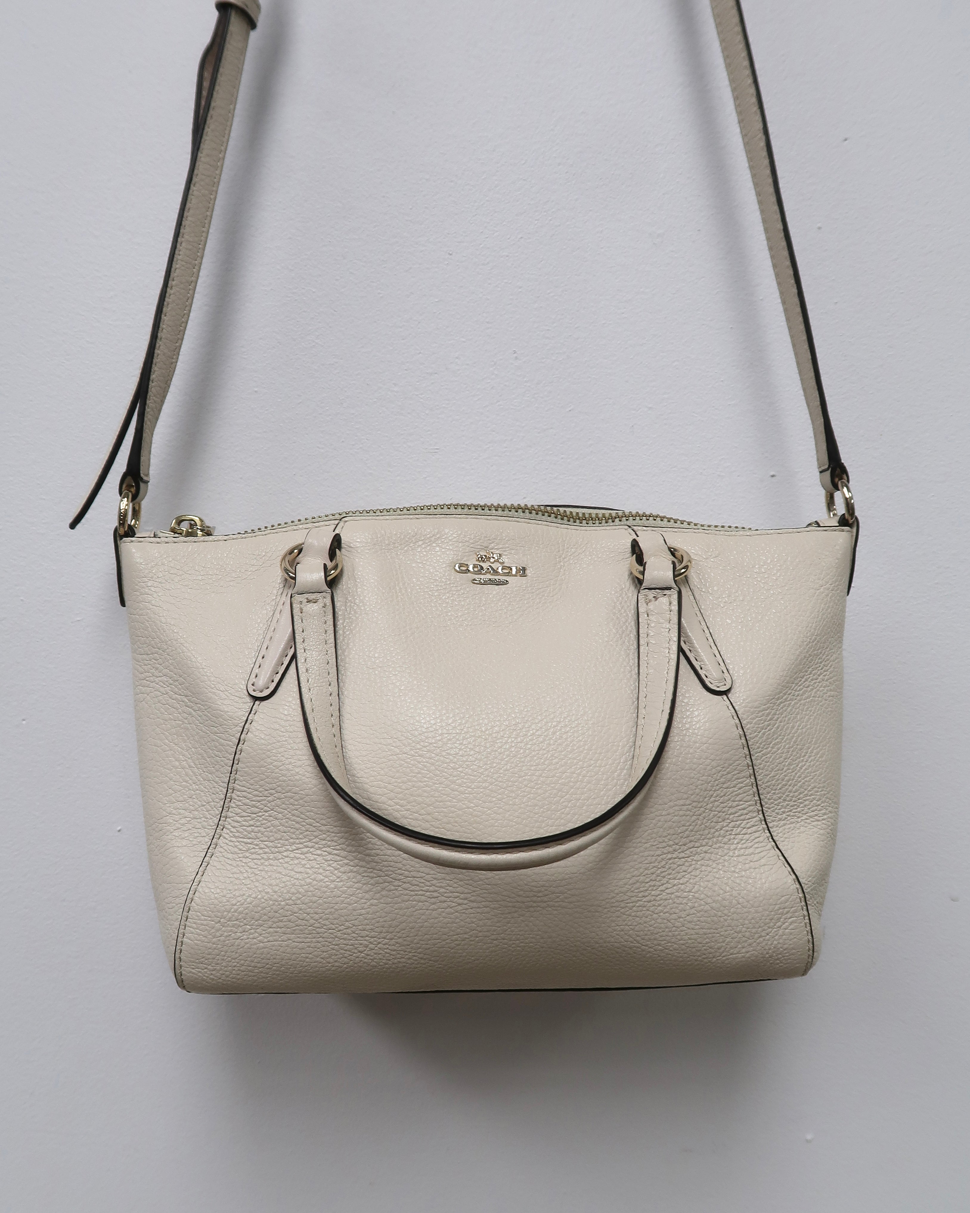 Coach Pebbled Leather Mini Kelsey Satchel