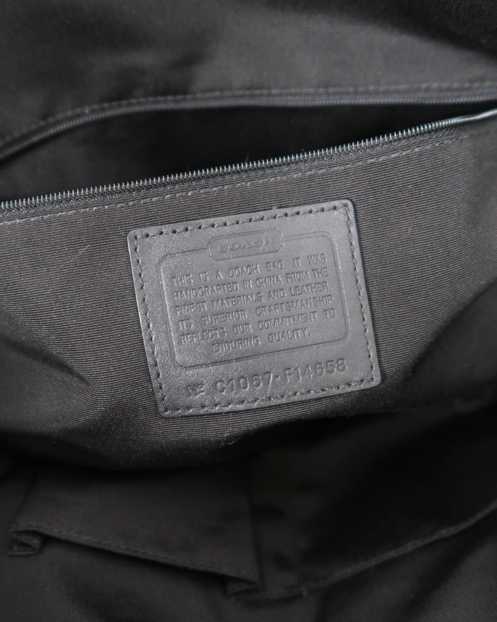 Coach Leah signature canvas tote