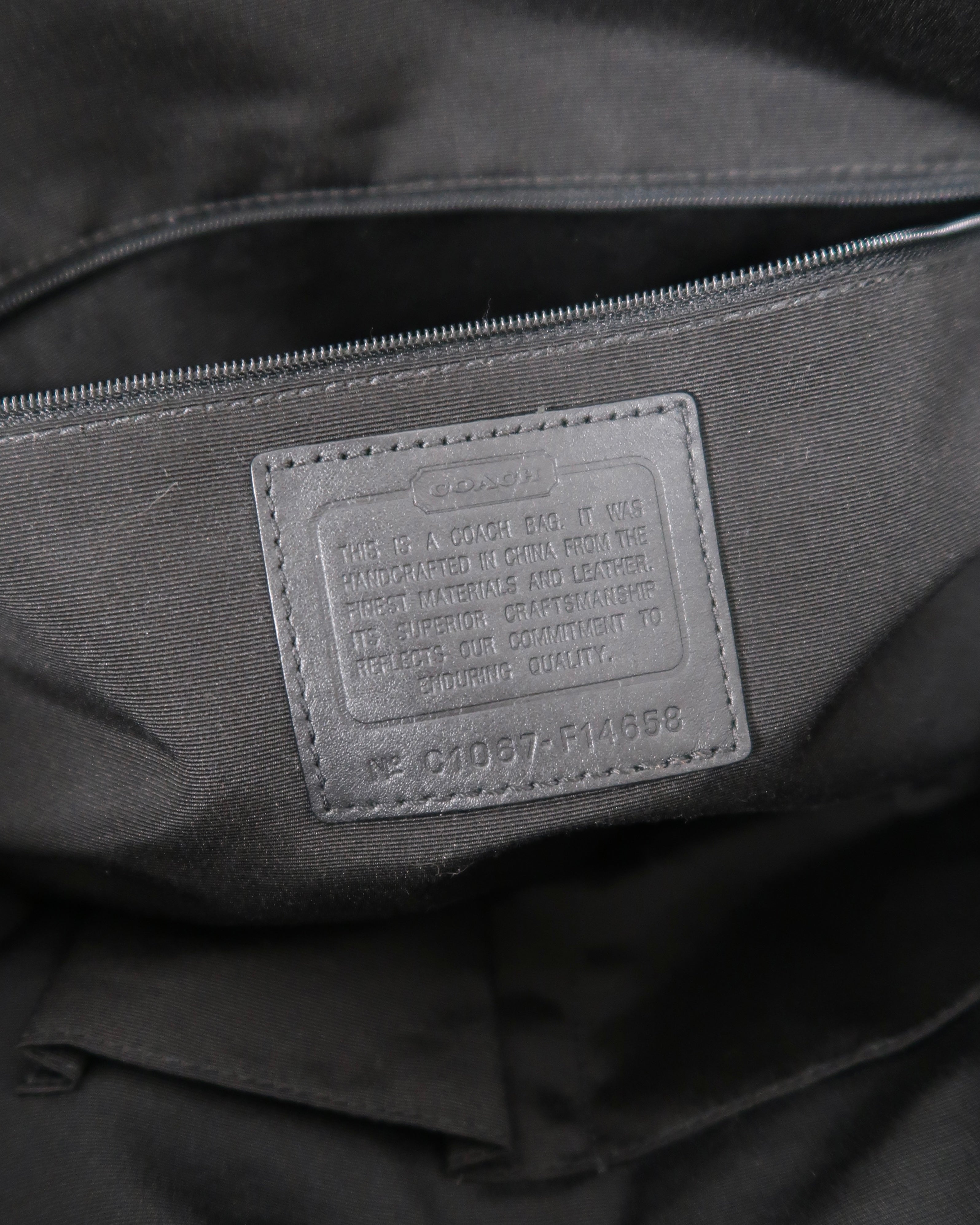Coach Leah signature canvas tote