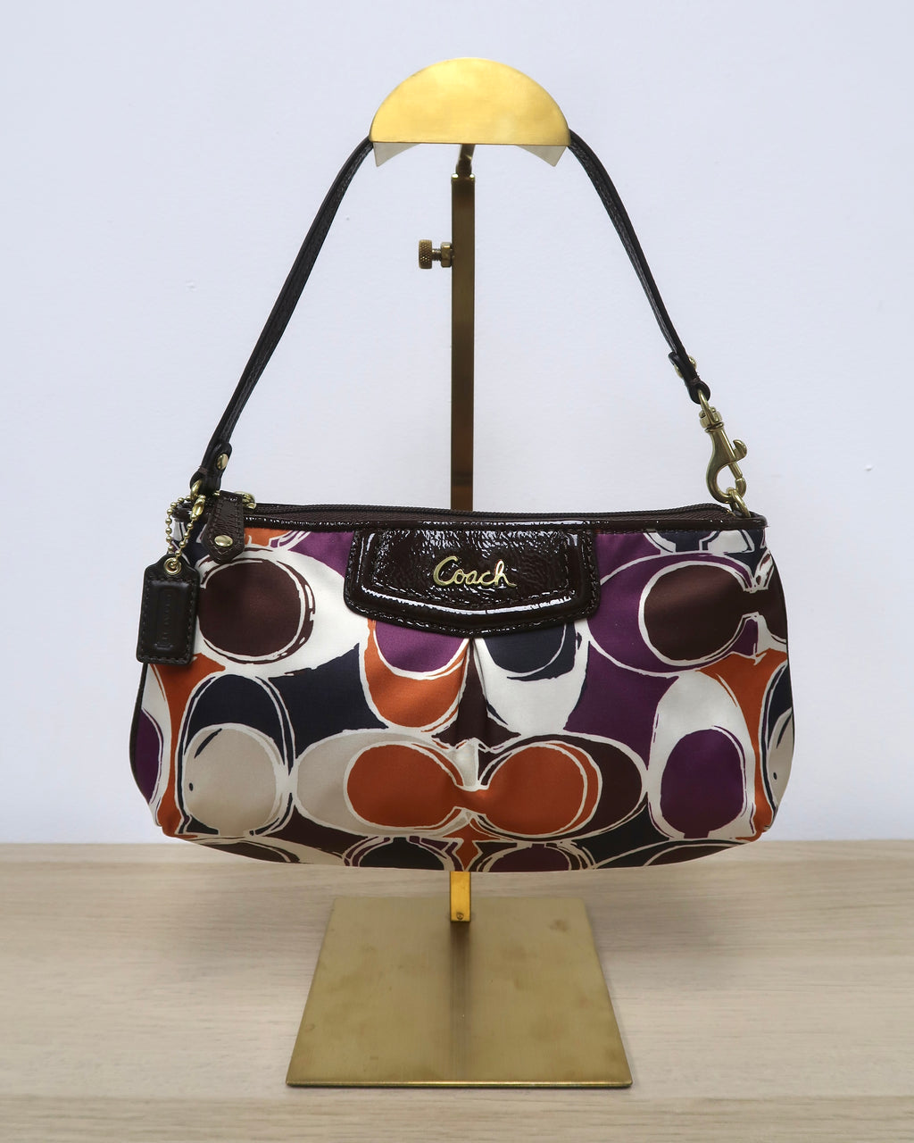 Coach Ashley Scarf Print wristlet