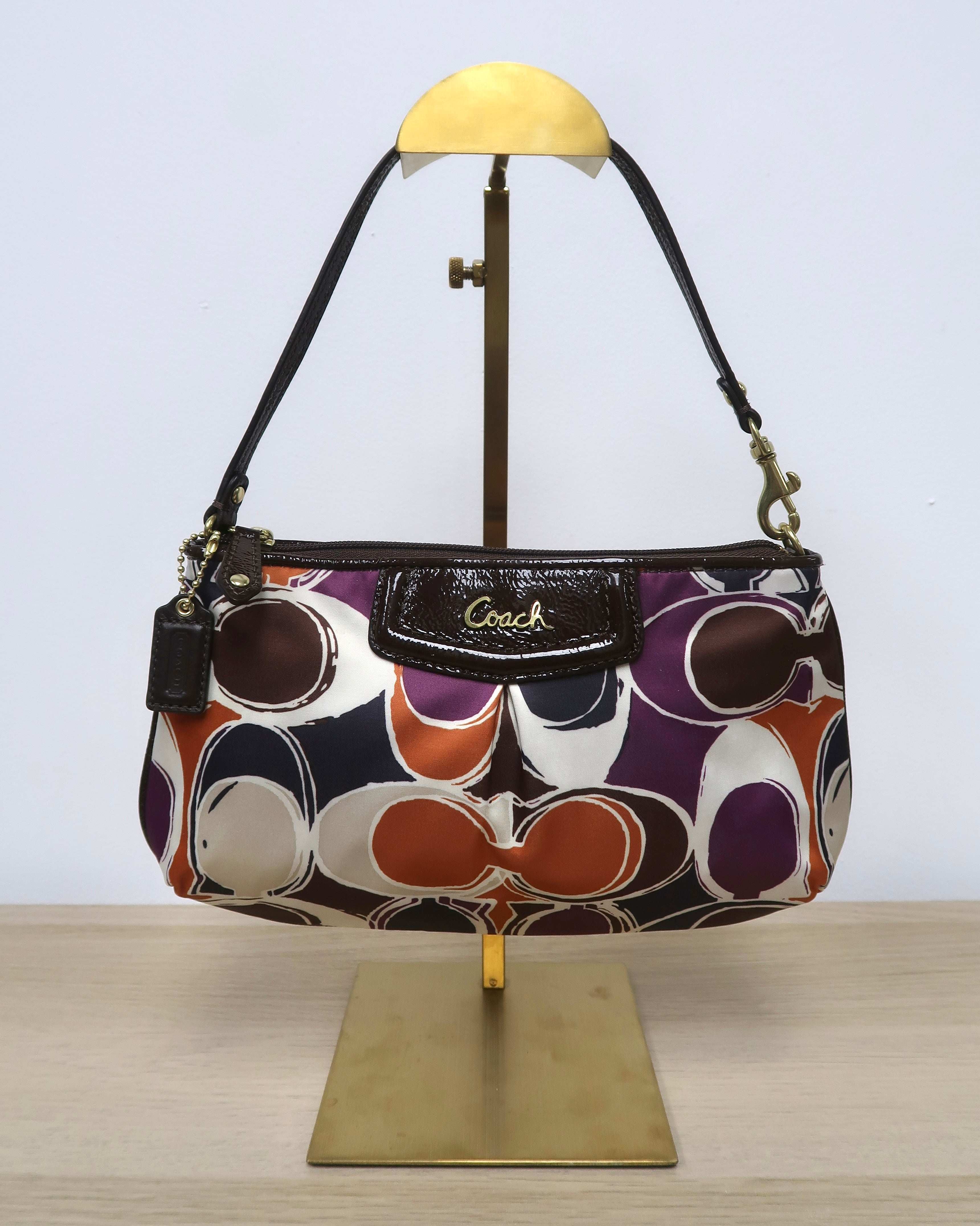 Coach Ashley Scarf Print wristlet