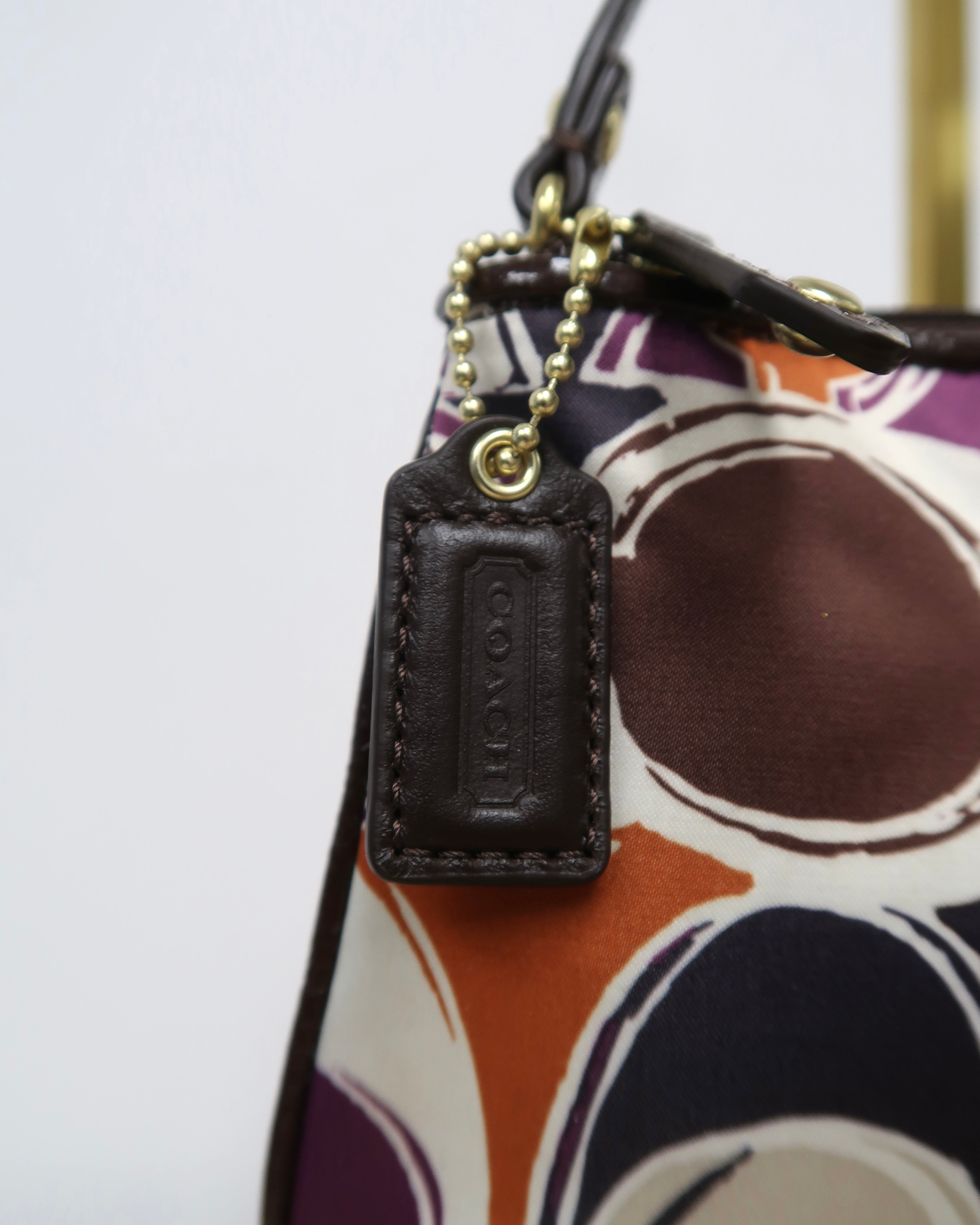 Coach Ashley Scarf Print wristlet