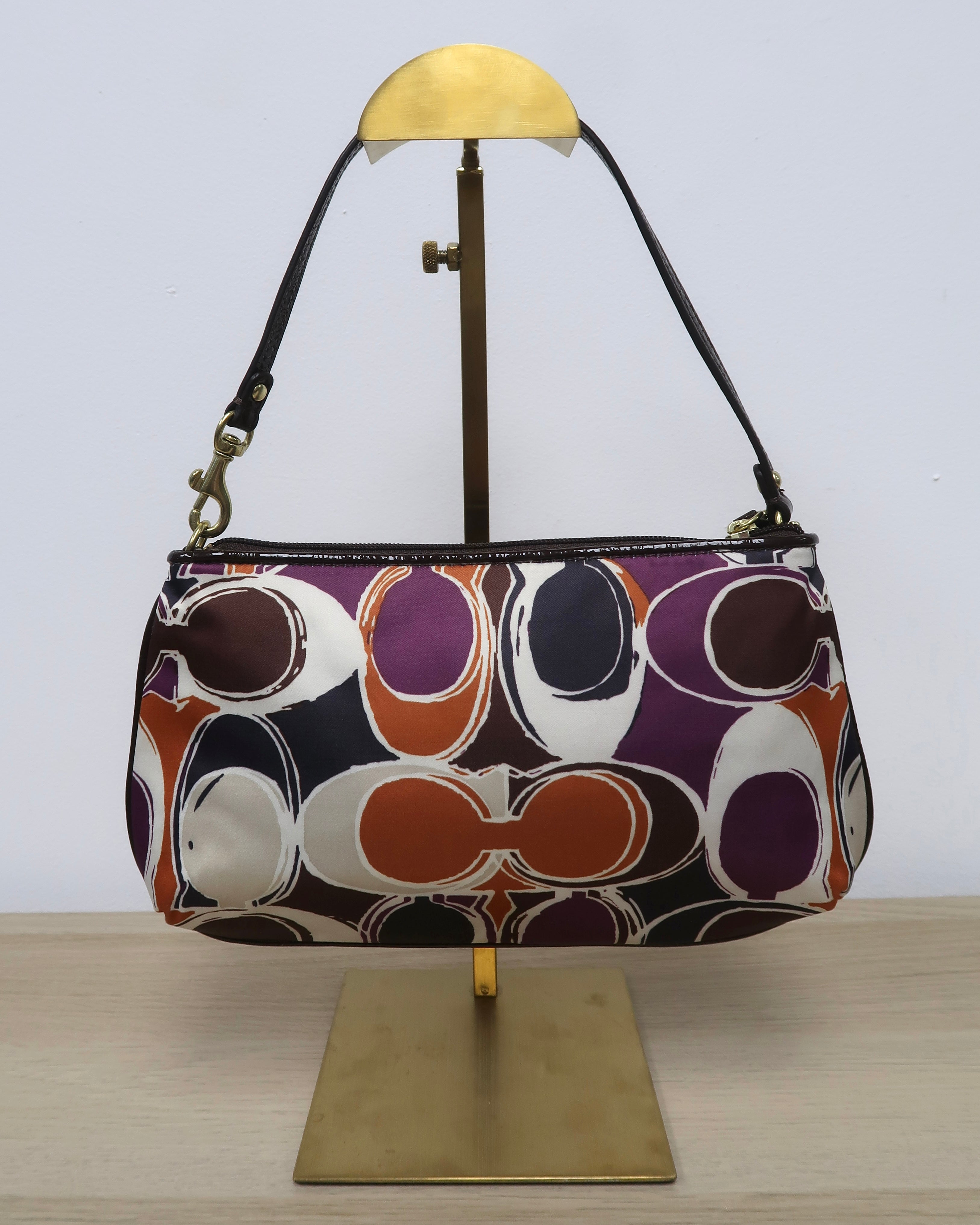 Coach Ashley Scarf Print wristlet