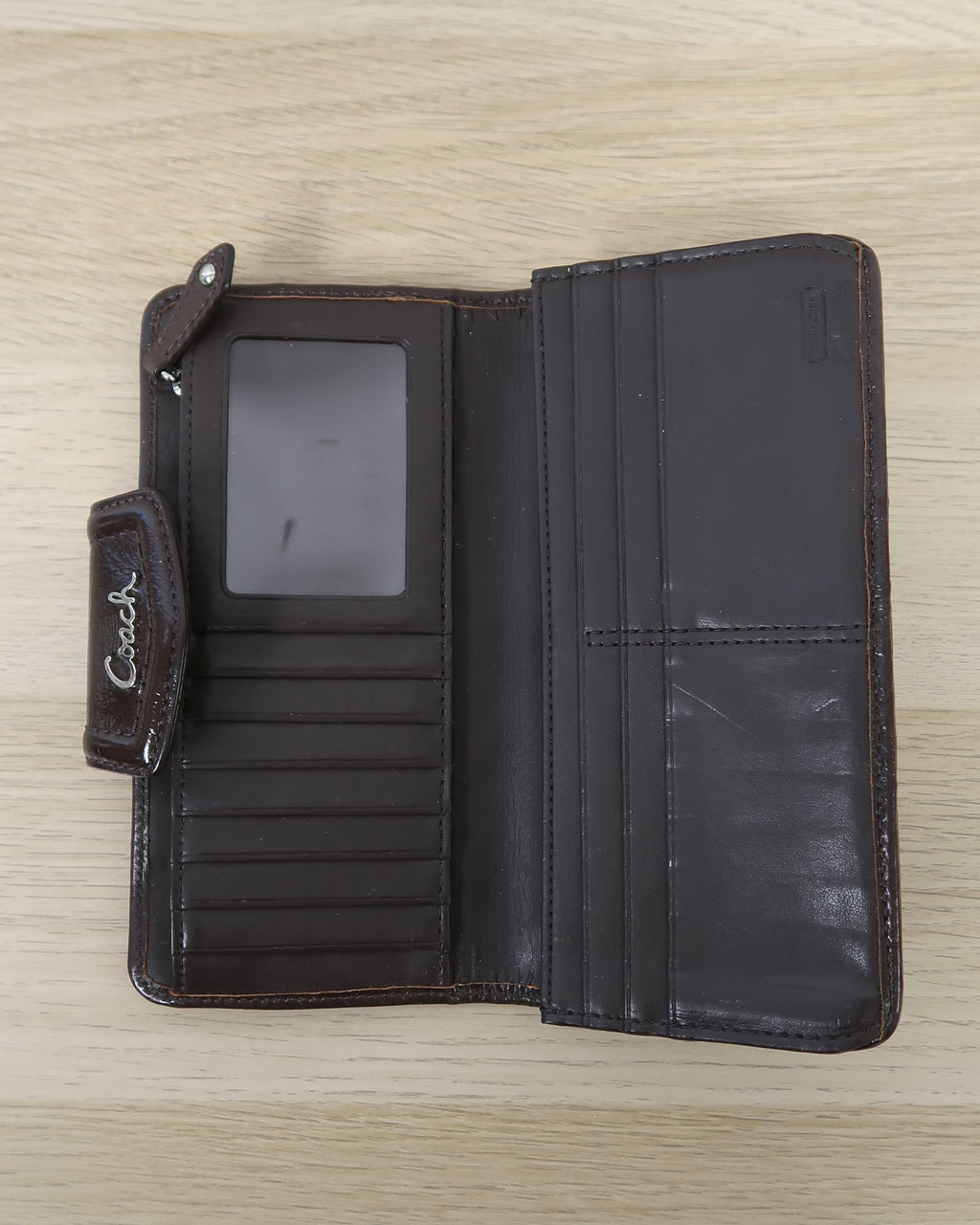 Coach Signiture C monogram long wallet