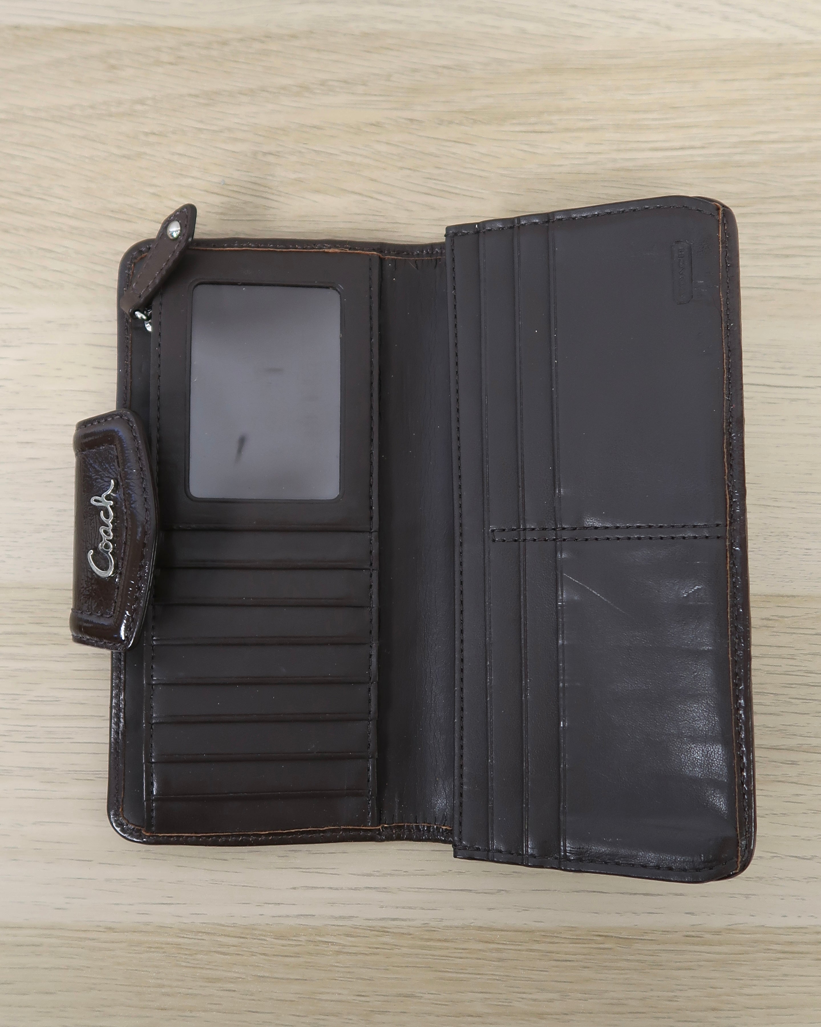 Coach Signiture C monogram long wallet
