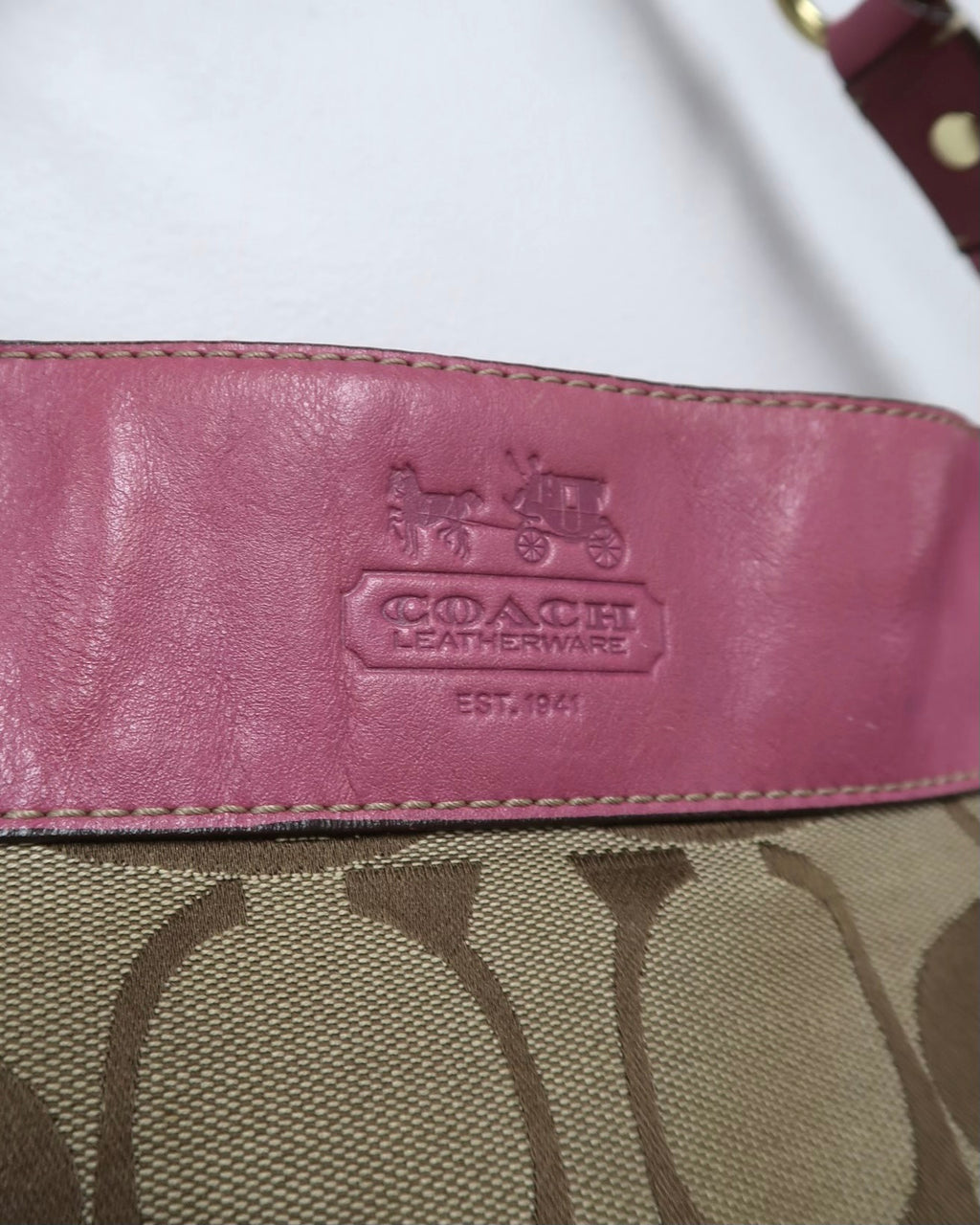 vintage Coach Zoe hobo bag
