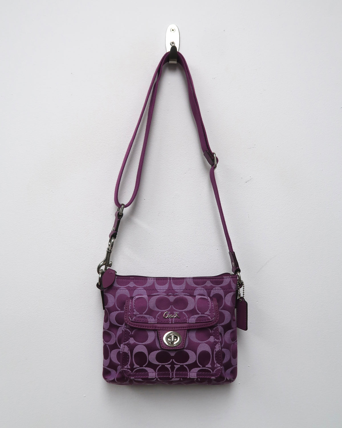 Coach Signature Jaquard Crossbody Bag
