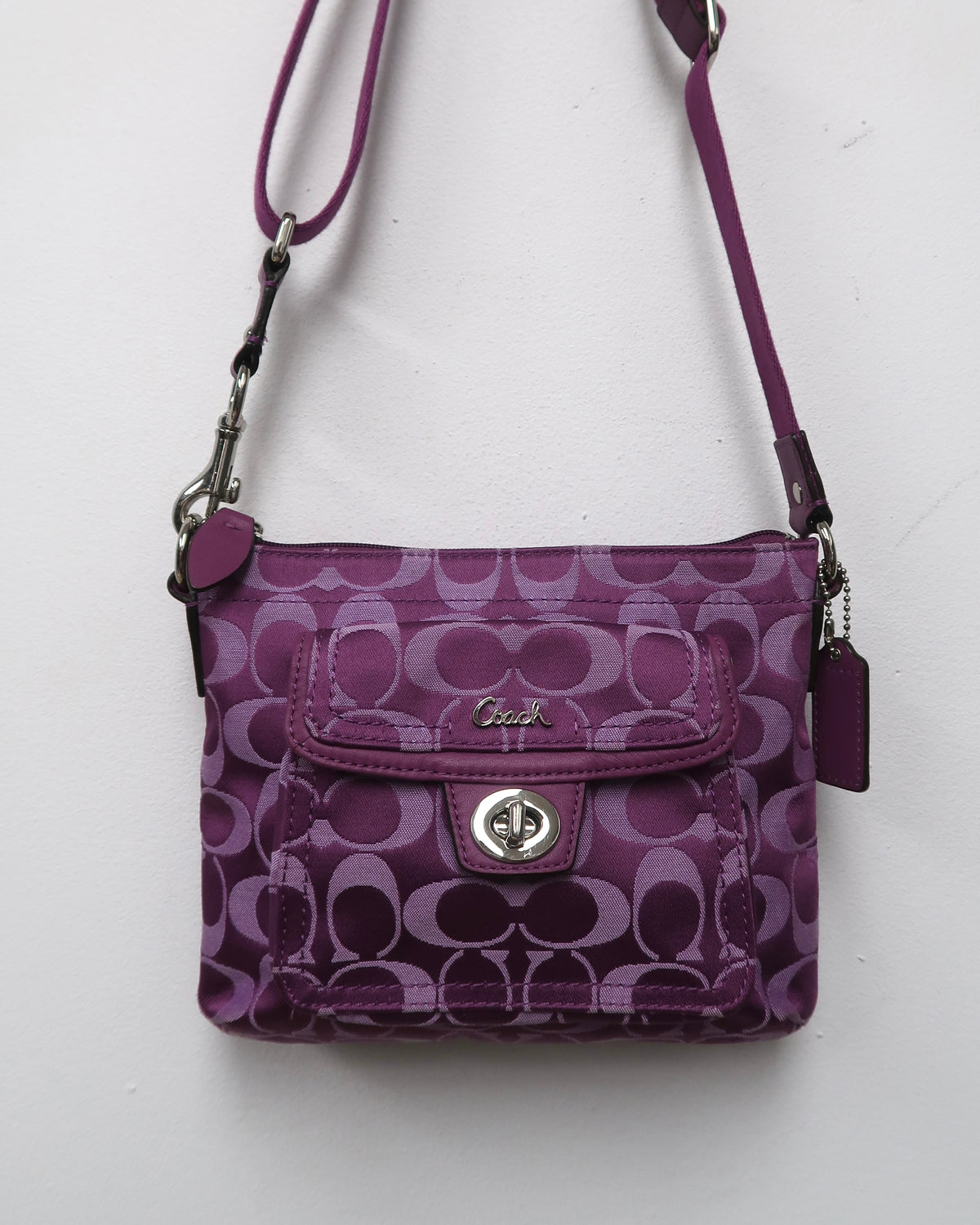 Coach Signature Jaquard Crossbody Bag