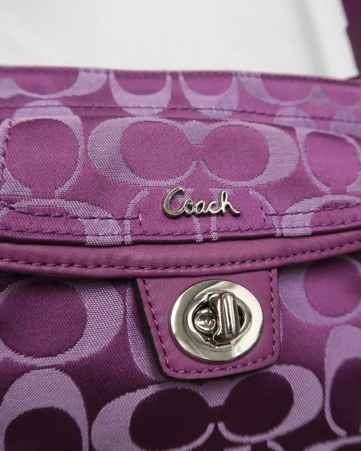 Coach Signature Jaquard Crossbody Bag