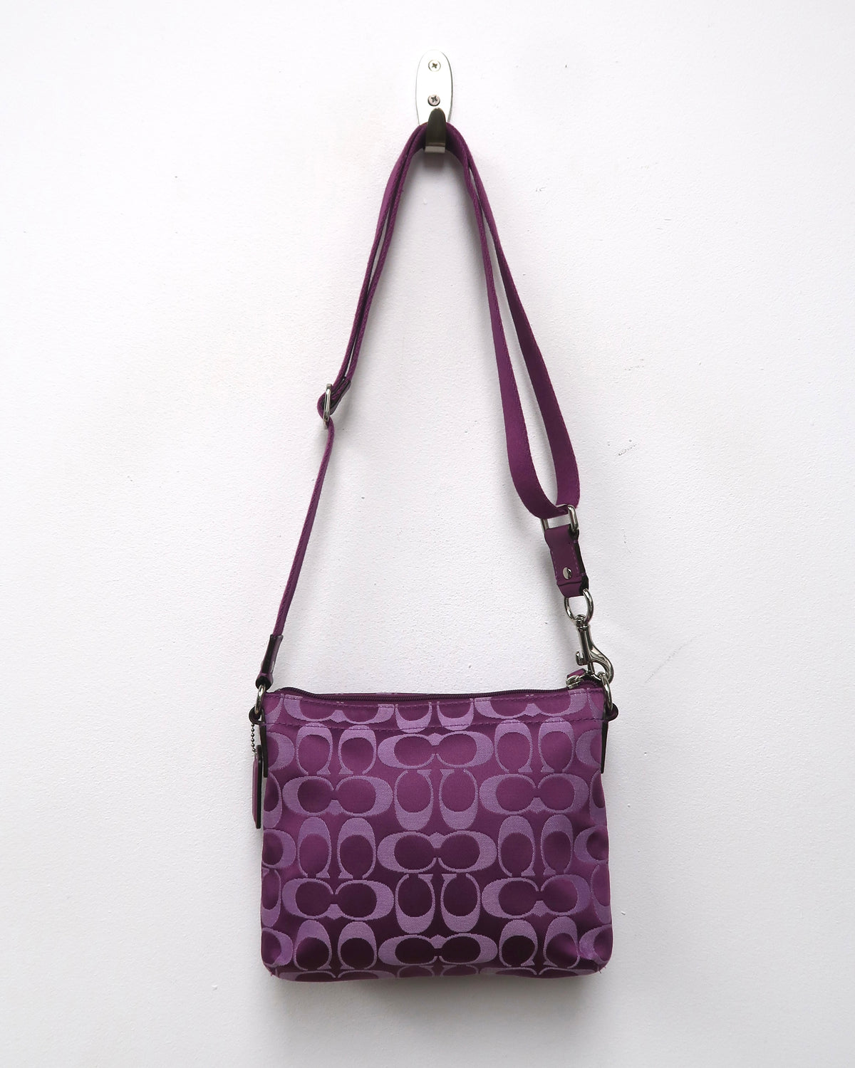 Coach Signature Jaquard Crossbody Bag
