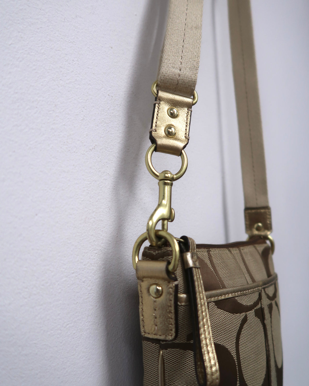 Coach Signature Canvas Crossbody Bag