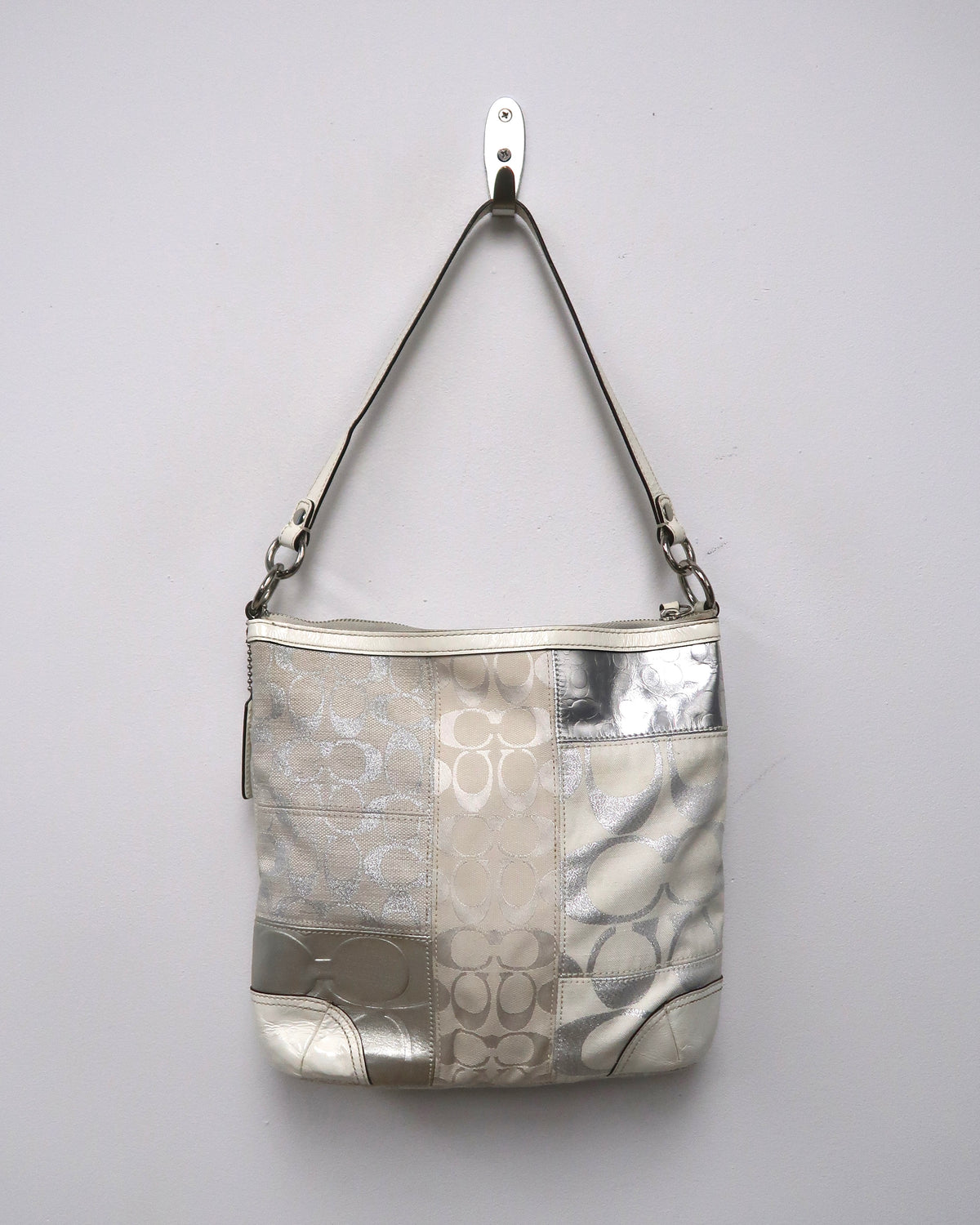 Vintage Coach Y2K Patchwork Shoulder Bag