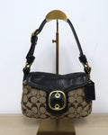 Vintage Coach Bleecker Signature Shoulder Bag