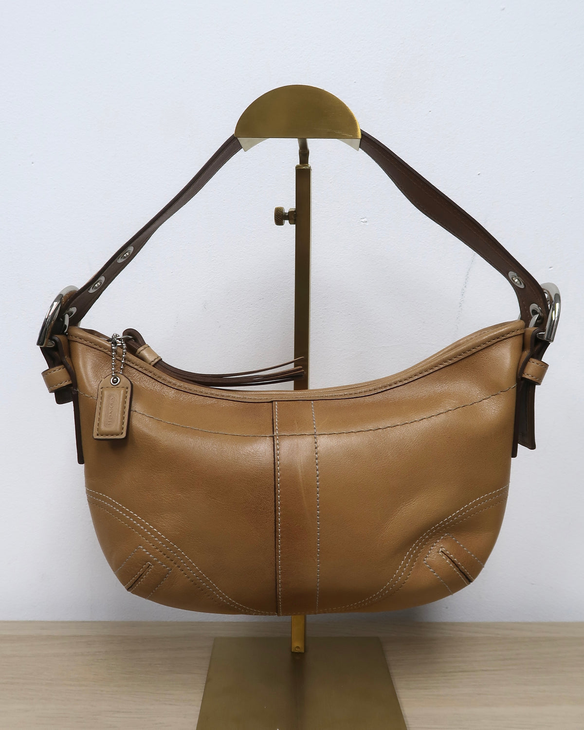 Vintage Coach Soho Leather Mini Hobo Bag