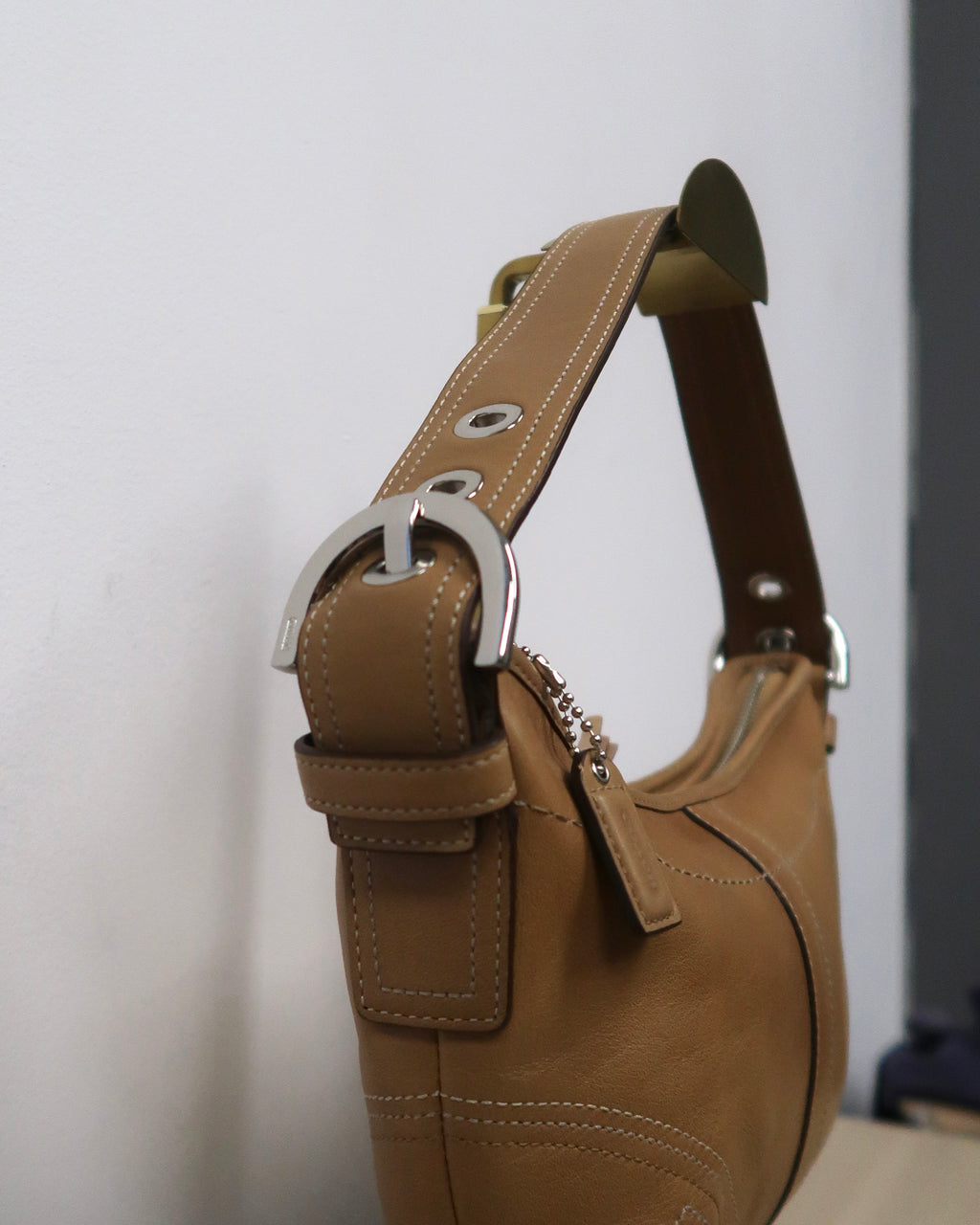 Vintage Coach Soho Leather Mini Hobo Bag