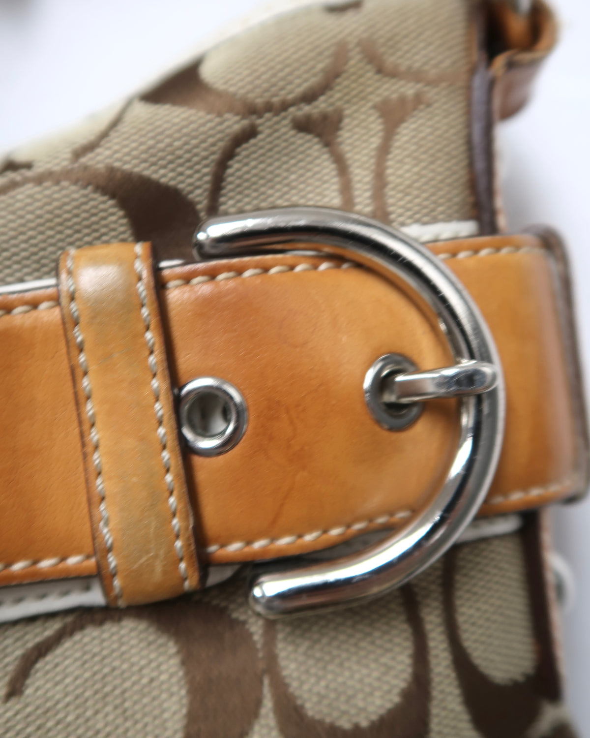 Coach Signature Jacquard Soho Buckle Bag