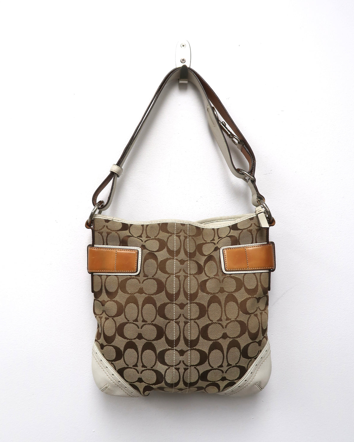 Coach Signature Jacquard Soho Buckle Bag