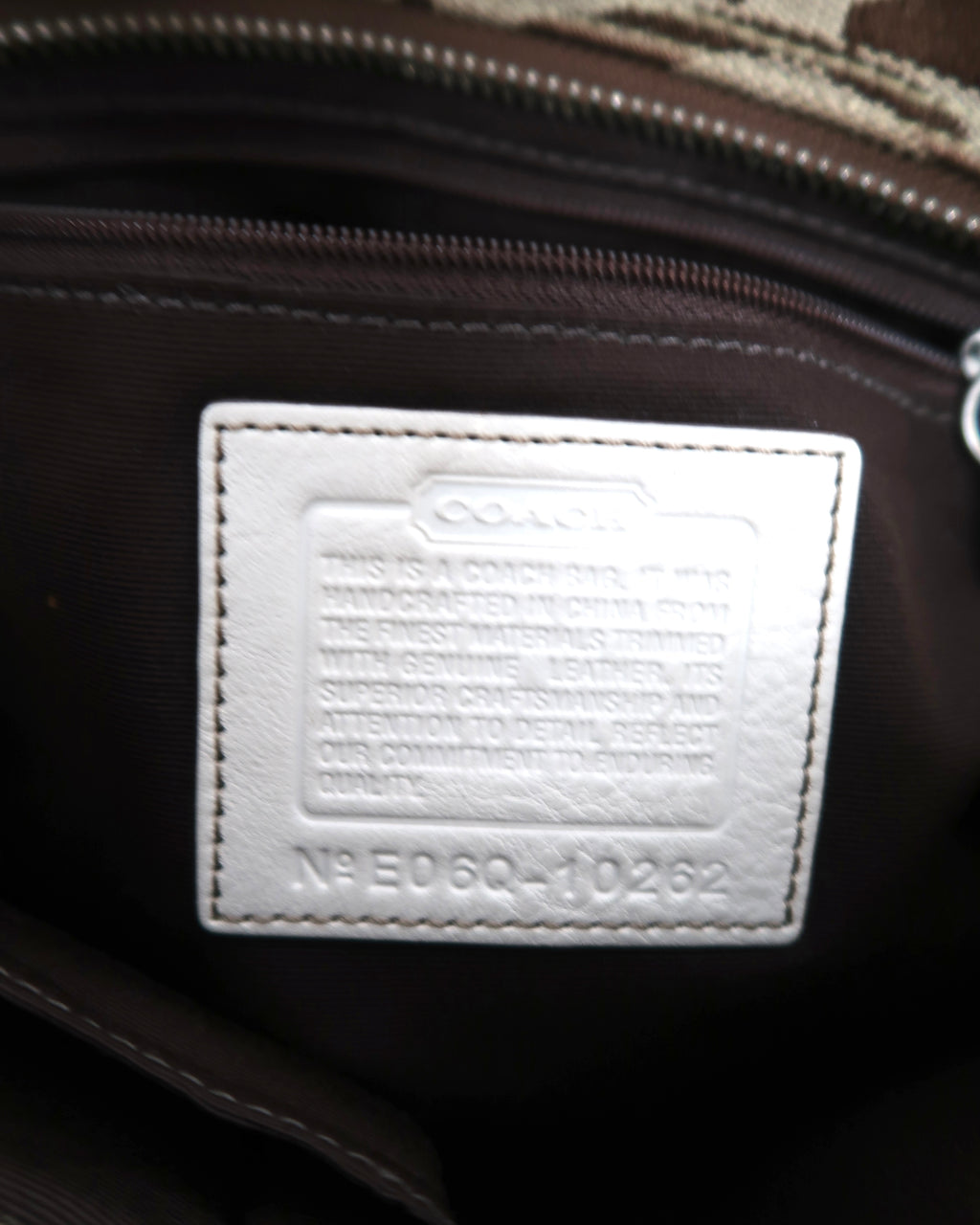 Vintage Coach Hamptons Signature Handbag
