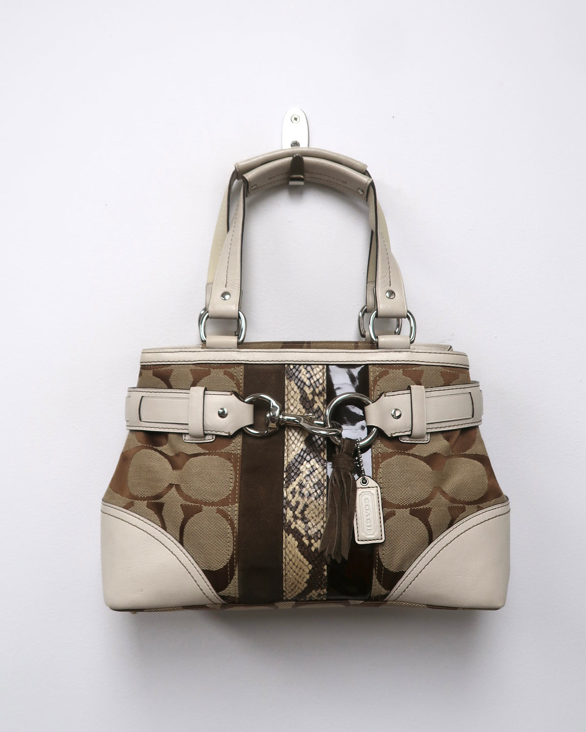 Vintage Coach Hamptons Signature Handbag