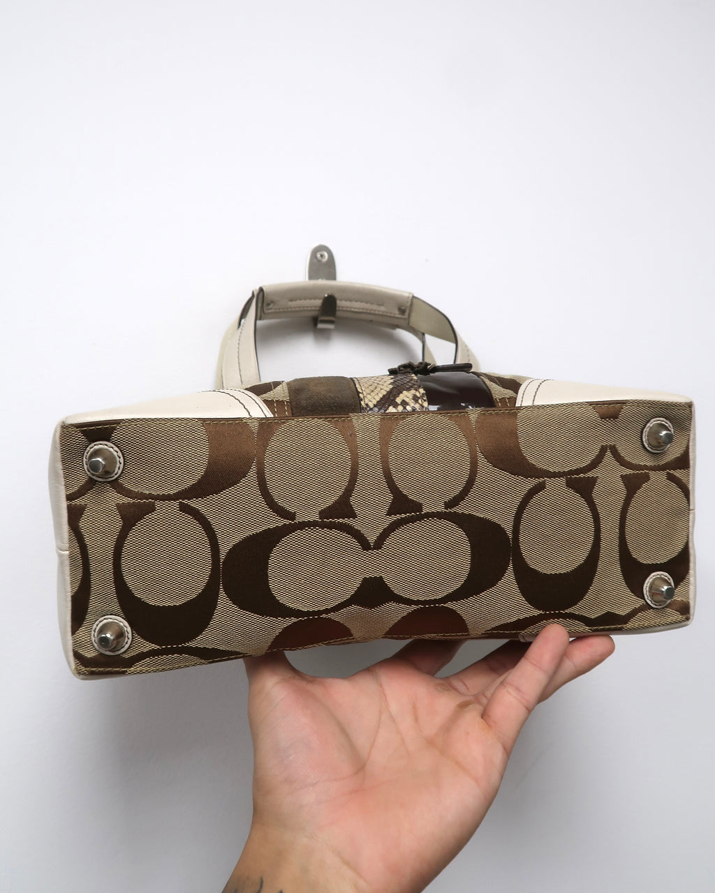 Vintage Coach Hamptons Signature Handbag