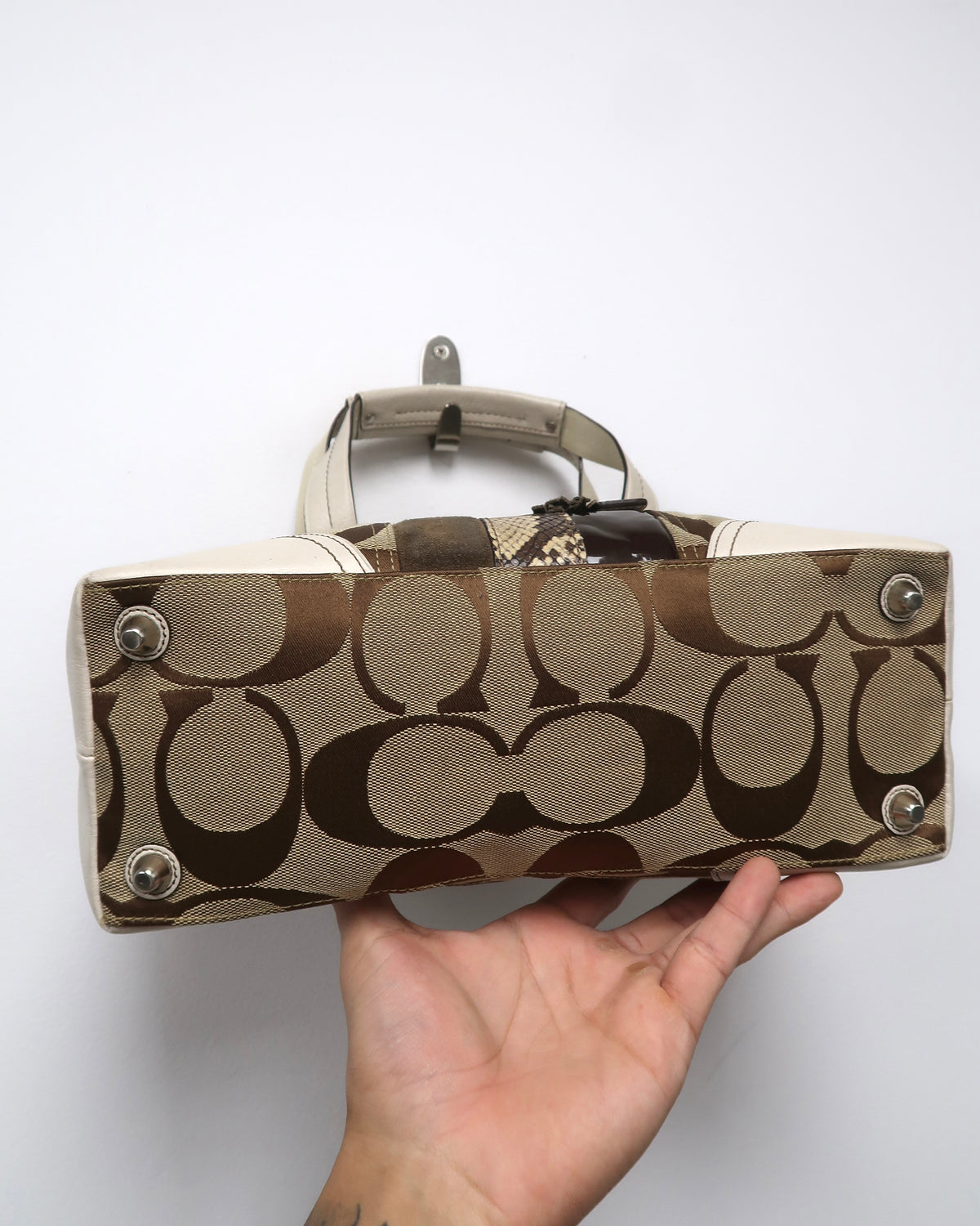 Vintage Coach Hamptons Signature Handbag