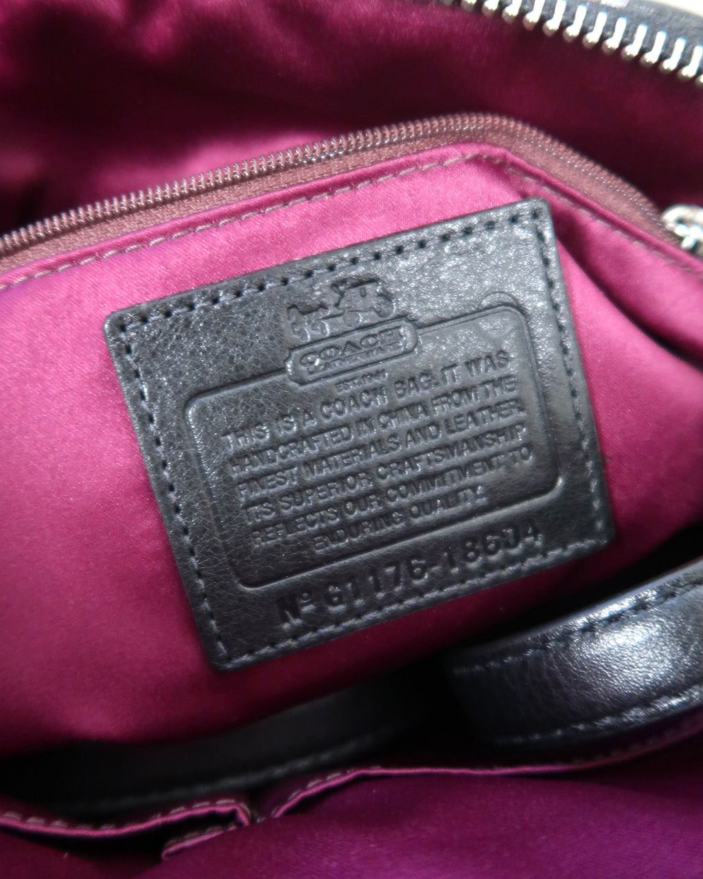 Coach Madison Op Art satchel