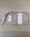 Coach Corner Zip Wristlet