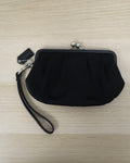 Coach Satin Pleated Clutch