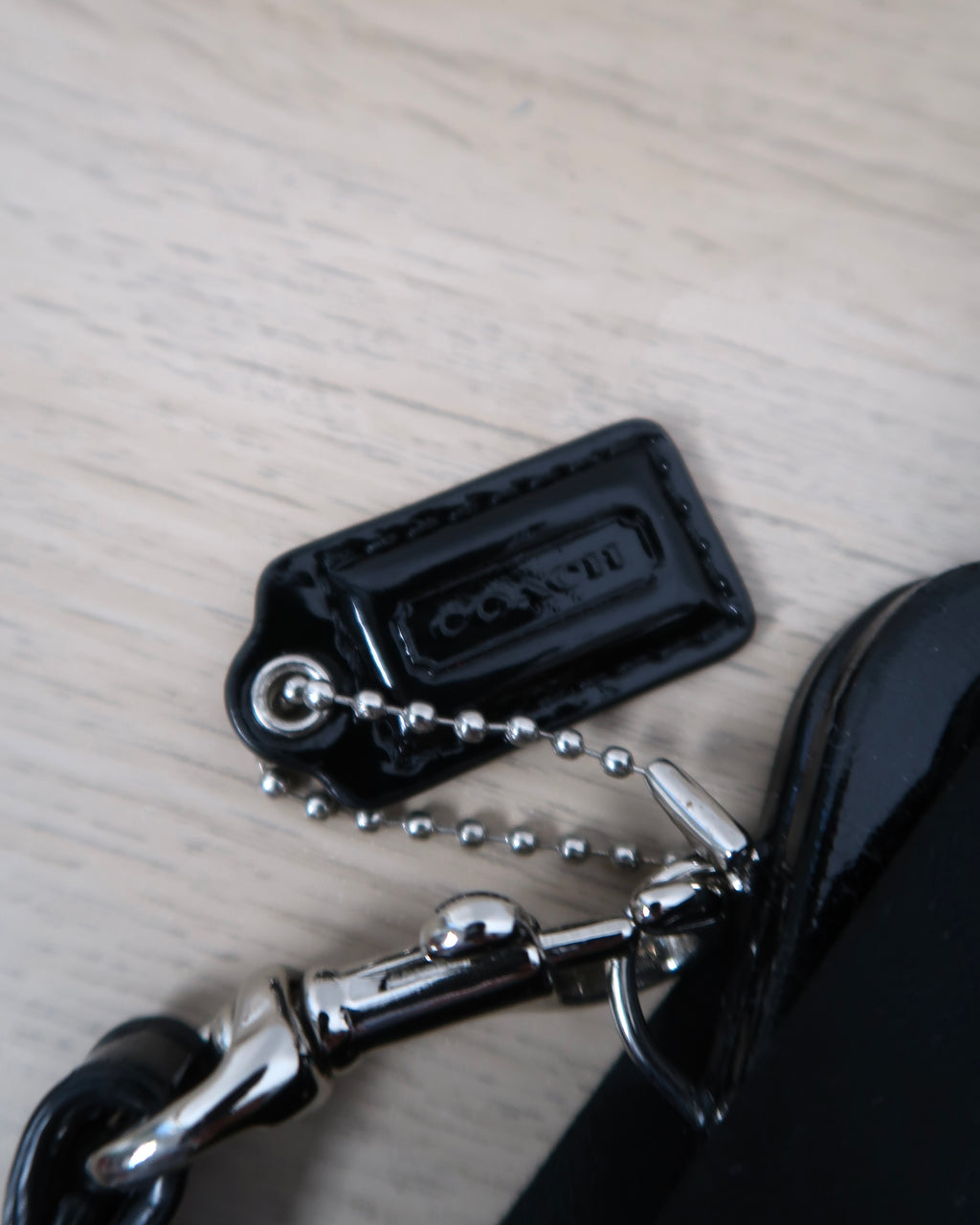 Coach Satin Pleated Clutch