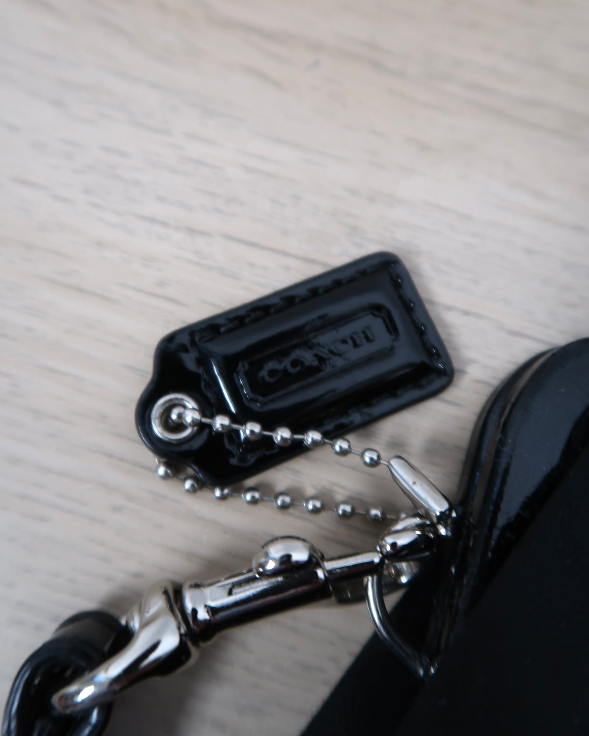 Coach Satin Pleated Clutch