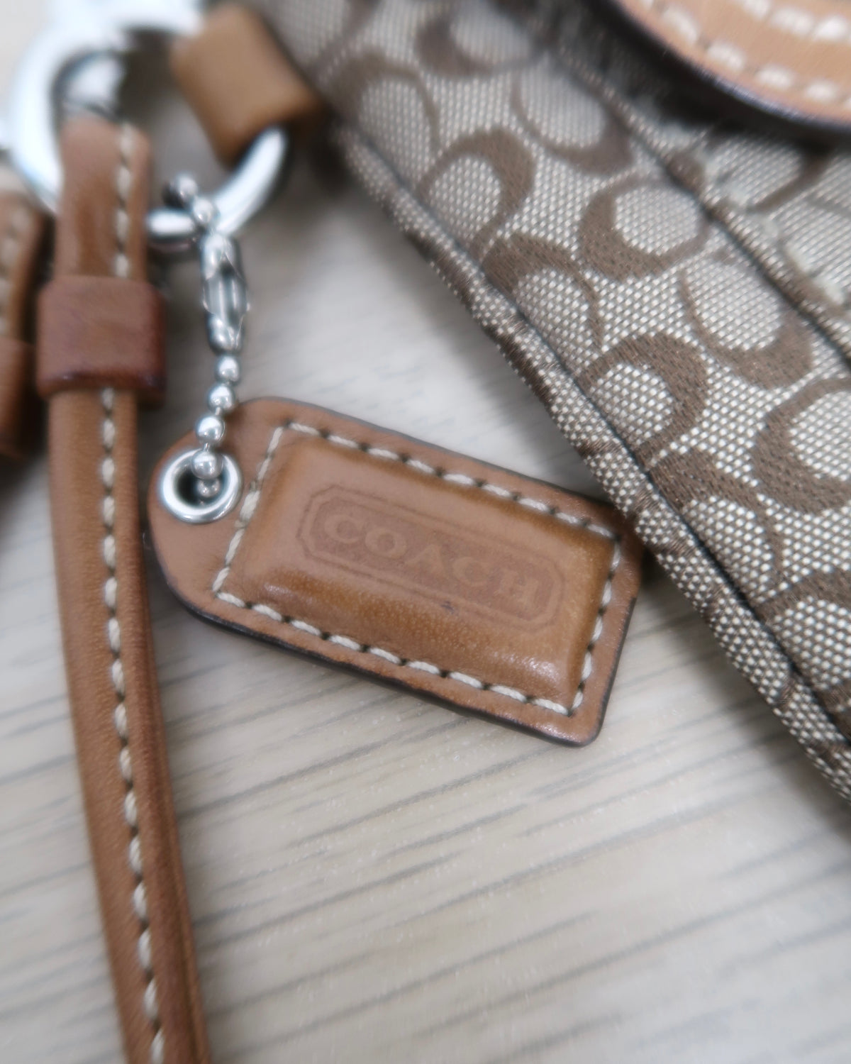 Vintage Coach Soho Signature Wristlet