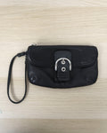 Y2K Coach Soho black leather wristlet