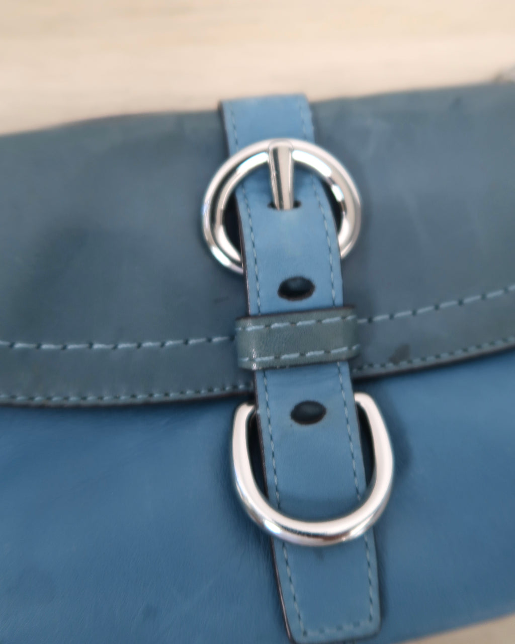 Vintage Coach Leather Wristlet