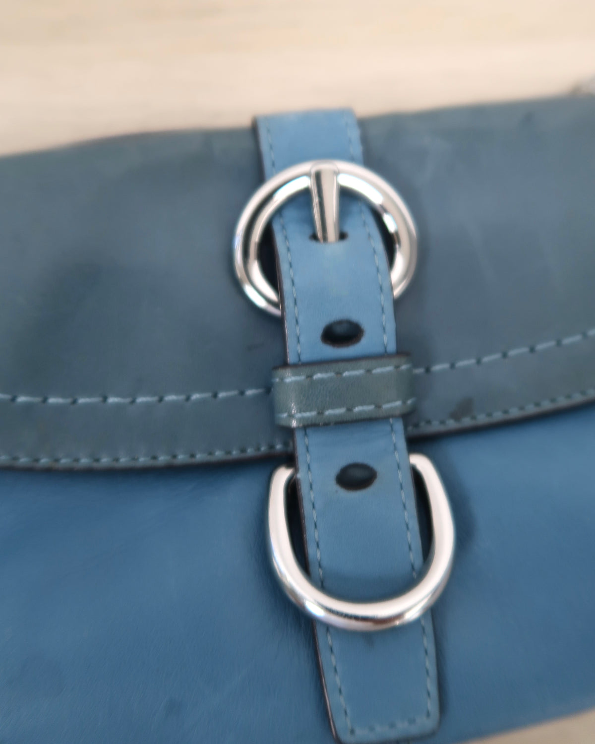 Vintage Coach Leather Wristlet